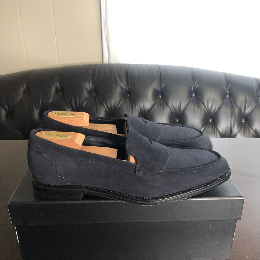 Allen Edmonds Mercer Street Suede Penny Loafer